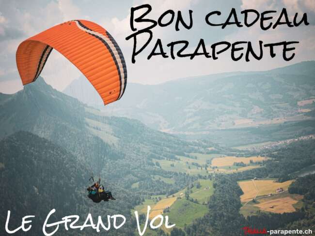 Bon cadeau parapente – Le Grand Vol à Charmey